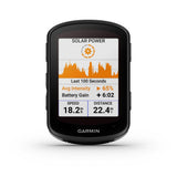 Garmin Edge 540 Solar GPS Fahrradcomputer, inkl. Aero Lenkerhalterung