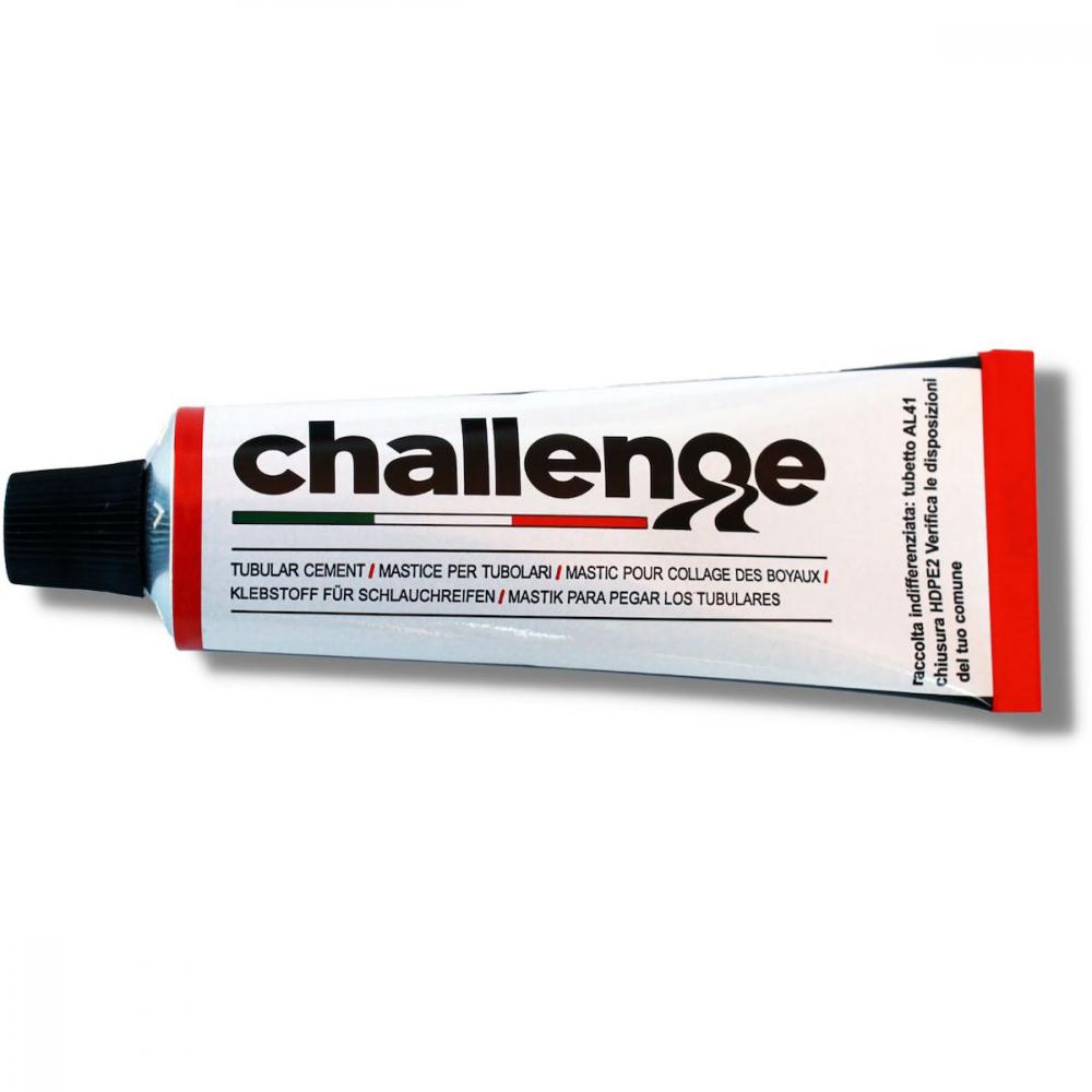 Challenge Schlauchreifenkleber Professional 25g Tube - weißer Kleber für Alu- & Carbonfelgen, hohe Hitzebeständigkeit