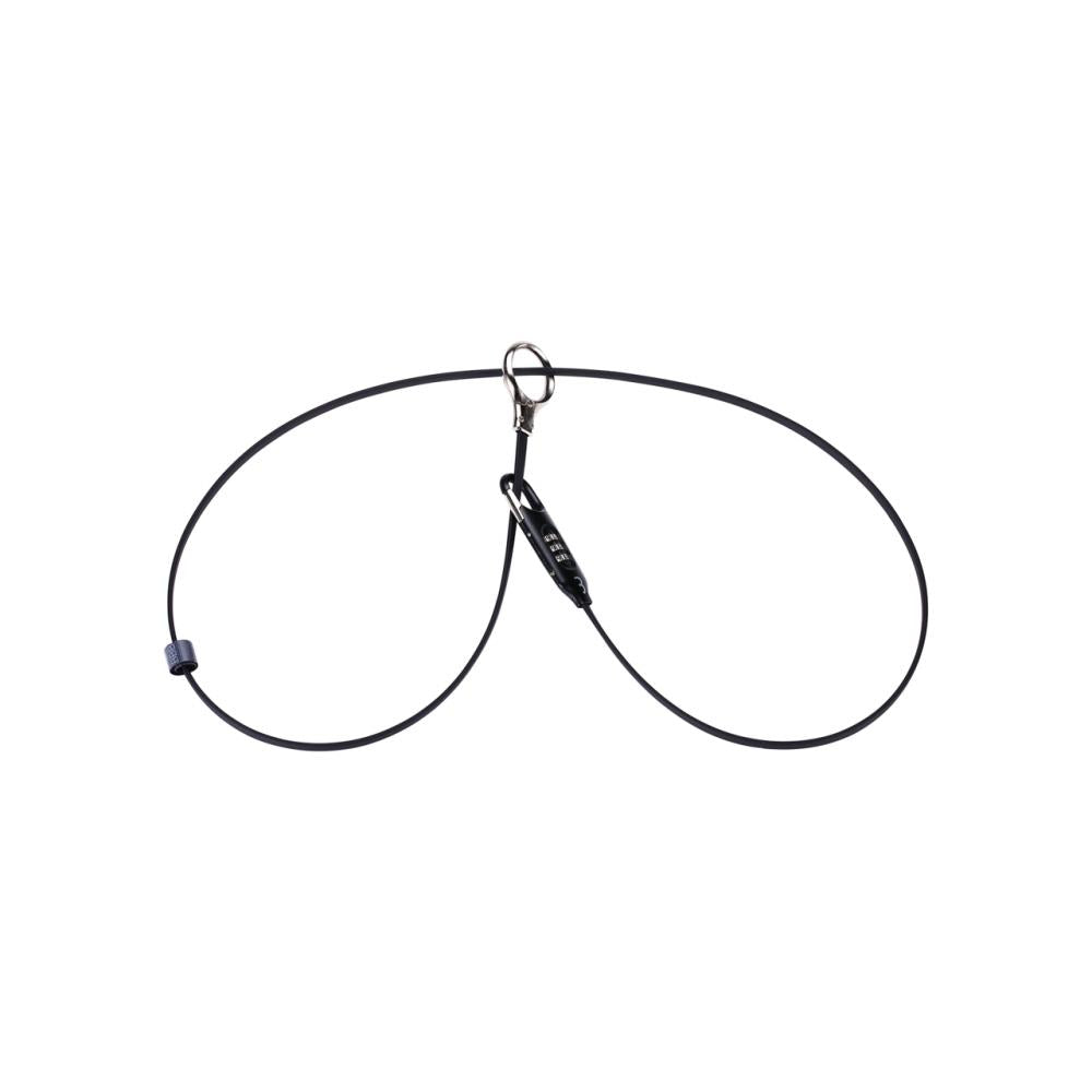 BBB LoopSafe BBL-55 Zahlenschloss, Spiralkabel 1200&#8239;mm, Stahl doppelt verdrahtet, 3-stellige Kombi, kompakt, mit Klettband, ideal für unterwegs