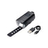 BBB BLS-230 Stud50 Frontlicht schwarz - leistungsstarkes USB-Frontlicht mit 50 Lux, seitlicher Sichtbarkeit, Memory-Modus, Batterieanzeige & inkl. USB-Ladekabel