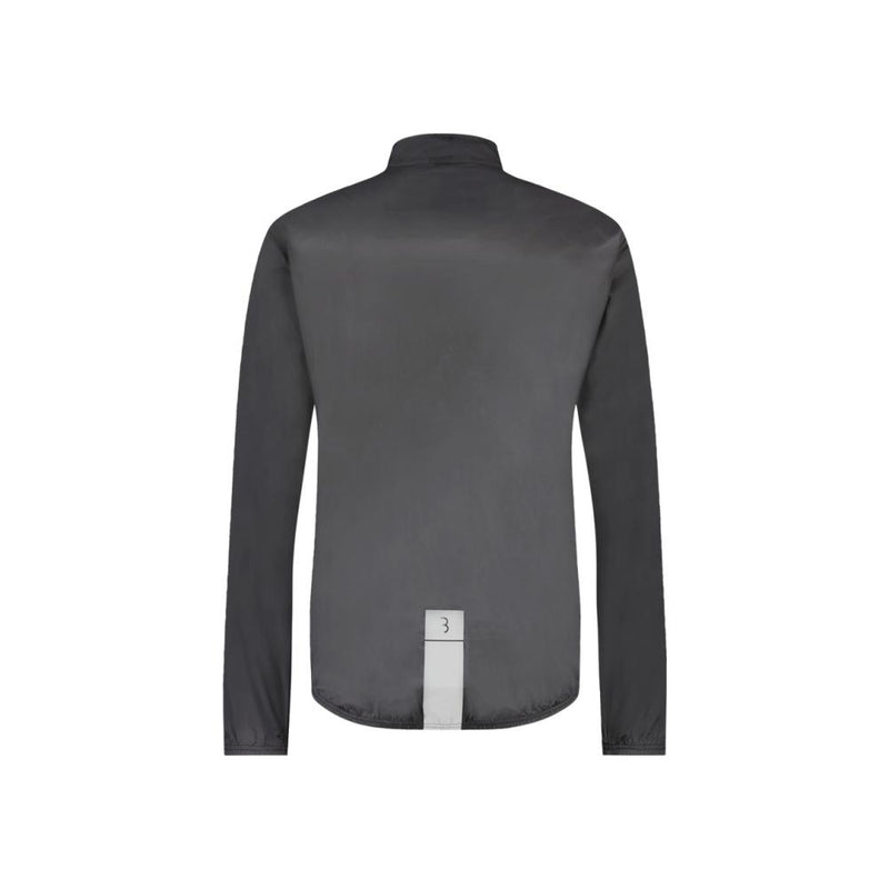 BBB Cycling BaseShield BBW-148 Fahrradjacke schwarz Größe S - leichte, winddichte und wasserabweisende Regenjacke mit durchgehendem YKK-Reißverschluss