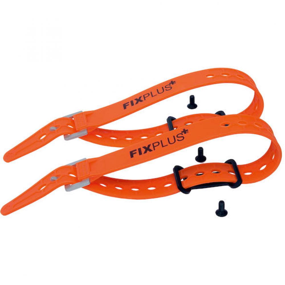 FixPlus Gear Tightener Set 46 cm Orange - vielseitiges Befestigungs-Set für Outdoor & Bikepacking