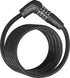 ABUS Numero 5510C/180 Spiralkabel-Zahlenschloss, 10&#8239;mm Ø, 180&#8239;cm, Dunkel-Tast-Funktion, Sicherheitslevel 3, schwarz