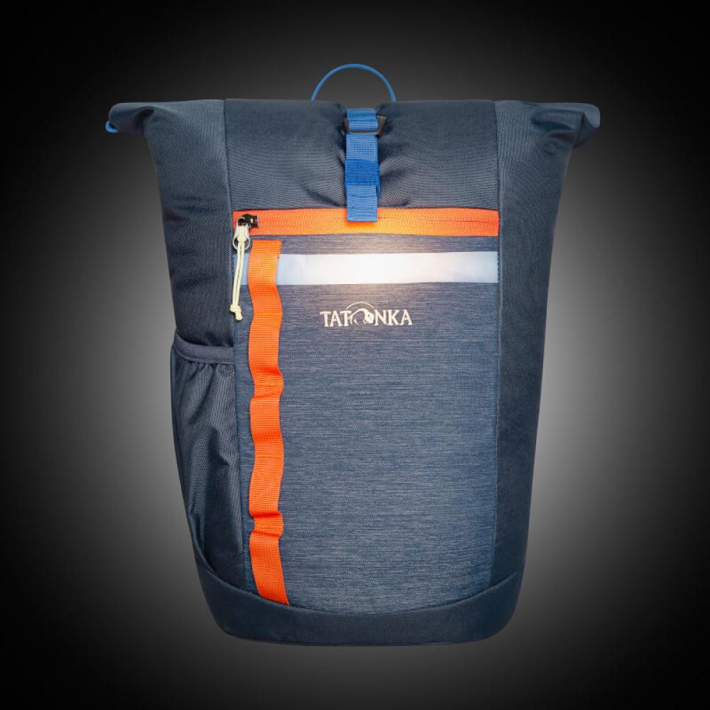 Tatonka Rolltop Pack JR 14 - Kinderrucksack Kinder 14 L mit Rollverschluss und reflektierenden Elementen