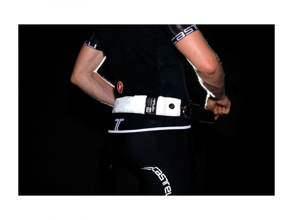 Hiplok ORIGINAL Kettenschloss Superbright 85cm, tragbar am Körper, 8mm Stahlkette, reflektierend, inkl. 3 Schlüssel, hohe Sicherheit