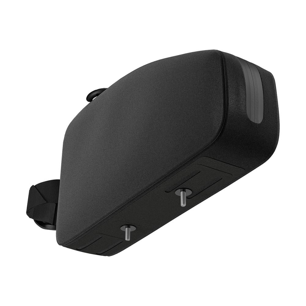 BROOKS Scape Top Tube Bag with Bolts Black - wasserdichte Oberrohrtasche 0,9 Liter mit Schraubmontage & Kabeldurchführung - ideal für Gravel & Bikepacking