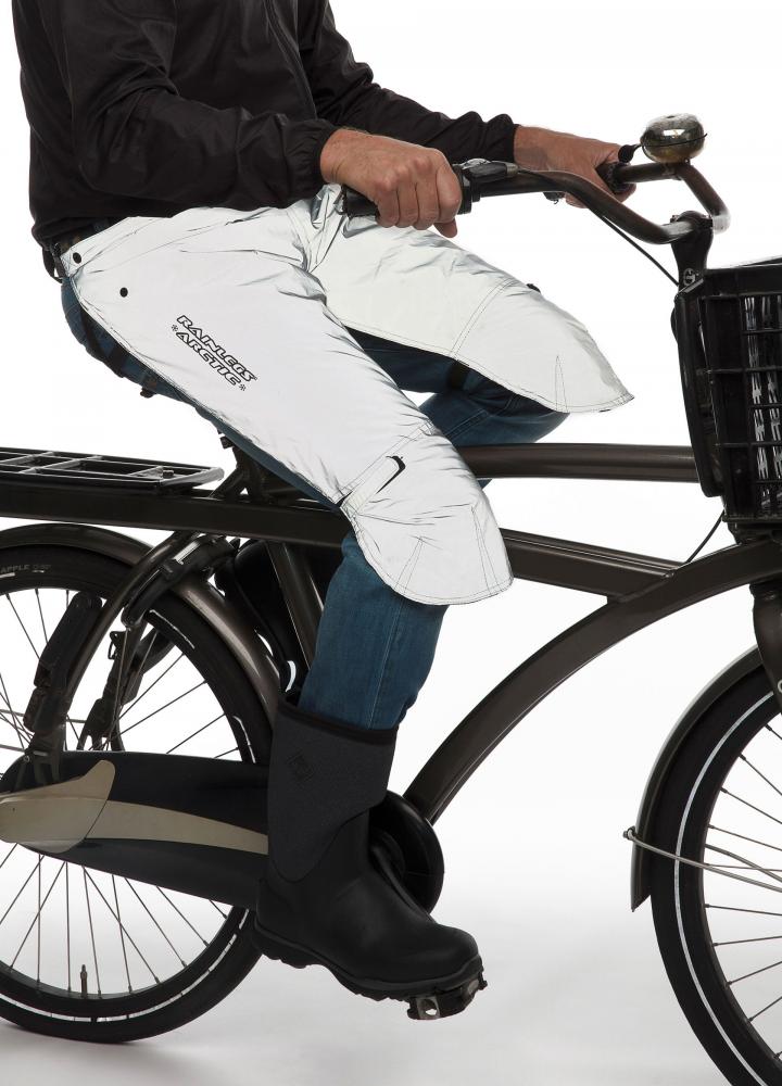 Rainlegs Arctic Beinschützer grau reflektierend, Körpergröße ca 175-185cm, Größe L - isolierend mit Hollow Fiber, wasser- und winddicht,  optimaler Kälteschutz für Beine