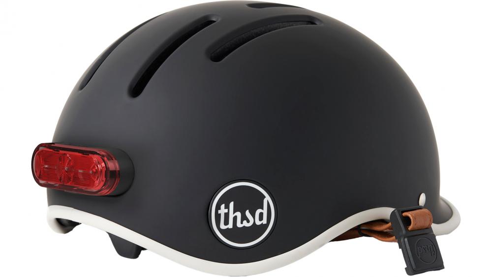 Thousand Heritage 2.0 Fahrradhelm Carbon Black L 59-62 cm - stylischer City-Helm mit Magnetverschluss, Belüftung, verstecktem Kettenfach
