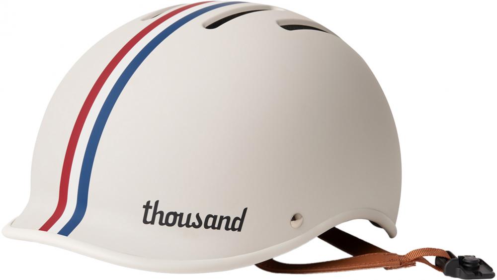 Thousand Heritage 2.0 Speedway Creme L Fahrradhelm - Retro Design, ABS-Hartschale, EPS-Innenschale, Belüftung, Einstellsystem, Größe 59-62 cm