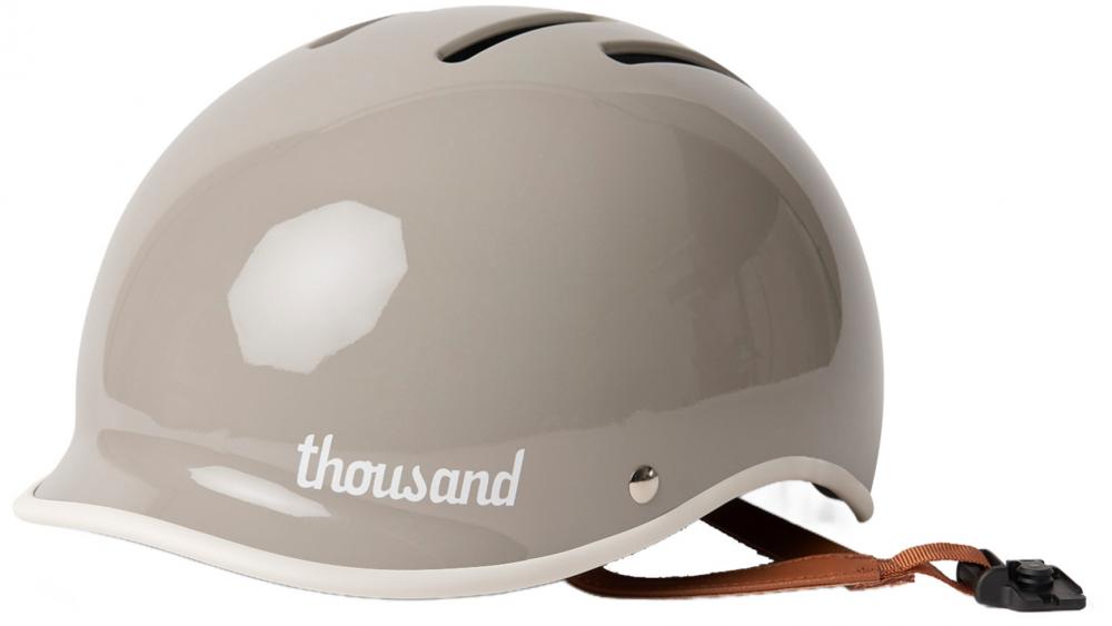 Thousand Heritage 2.0 Fahrradhelm Dove Grey M (57-59 cm) - Retro Design, Belüftung, Magnetverschluss, Sicherheit