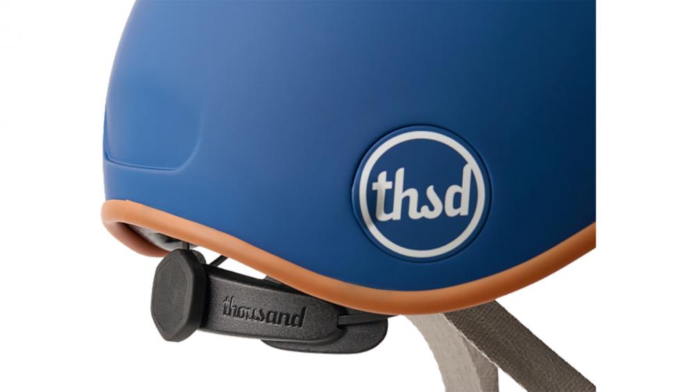 Thousand Heritage 2.0 Old Skool Blue Fahrradhelm L 59-62 cm - Retro-Design, ABS-Hartschale, EPS-Innenschale, Belüftung, verstellbares System