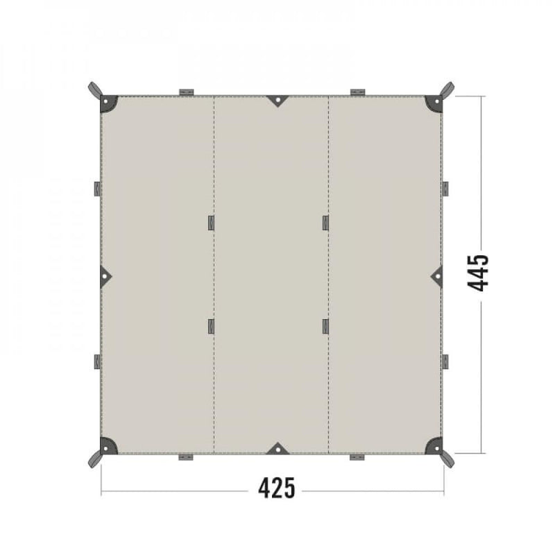 Tatonka Tarp 1 TC - Tarp Unisex mit robustem TC-Gewebe