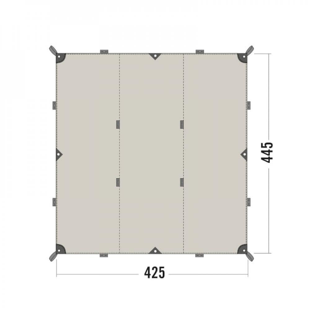 Tatonka Tarp 1 TC - Tarp Unisex mit robustem TC-Gewebe