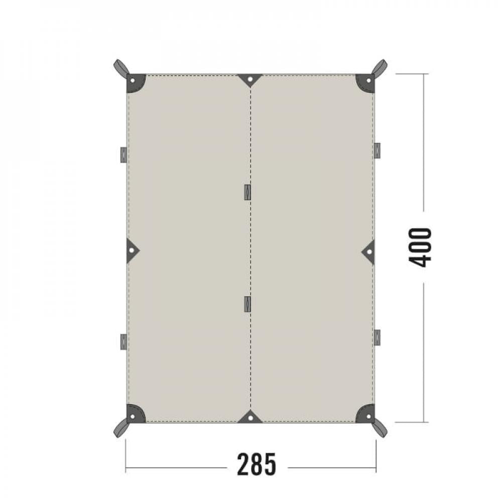 Tatonka Tarp 4 TC - Tarp Unisex mit robustem TC-Mischgewebe
