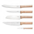 Opinel PARALLELE Brot Messerblock, Messer-Set, 5-teilig - Messerblock & Messerset Hobbykf6che 109