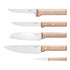 Opinel Parallèle Fleischmesser Block, 5-teiliges Messer-Set - Messerblock Hobby- & Profiköche 109