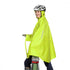 TATONKA Bike Poncho safety yellow Größe S - wasserdichter Fahrrad-Poncho aus recyceltem Polyester mit Sichtfenster, Reflektoren und Packbeutel