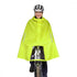 TATONKA Bike Poncho safety yellow Größe M - wasserdichter Fahrrad-Poncho aus recyceltem Polyester mit Sichtfenster, Reflektoren und Packbeutel