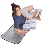 Tatonka Alu-Seat Mat 50 × 180 cm - Isomatte Unisex mit reflektierender Alubeschichtung