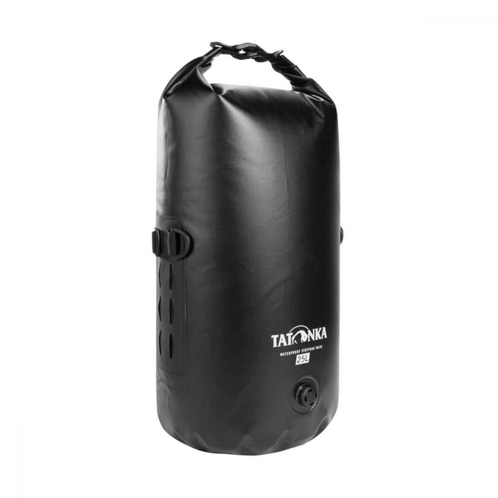 TATONKA Packbeutel HF-geschweißt WP Stuffbag Valve 25l - black - 22,5x48 cm