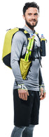 Deuter Ascender 13 Trailrunning Rucksack 13 Liter sprout - leichter Laufrucksack mit Lite-Tragesystem, Stockhalterung, Signalpfeife, recyceltes Material