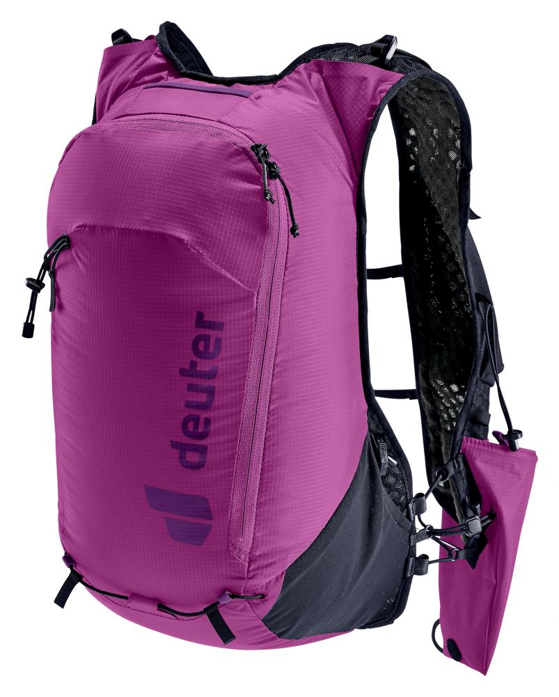 Deuter Ascender 13 Trailrunning Rucksack 13 Liter lotus - recyceltes Material, Lite-Tragesystem, Stockhalterung, signalpfeife