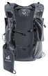 Deuter Ascender 13 Trailrunning Rucksack 13 Liter black - leichter Laufrucksack mit Lite-Tragesystem, Stockhalterung, Signalpfeife, recyceltes Material