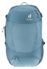 Deuter Trans Alpine 24 Rucksack 24 Liter atlantic-ink - Mehrtages-Bike-Rucksack mit Airstripes Rücken, Helmhalter, Pumpenfach, Regenhülle, recycelten Materialien