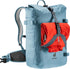 Deuter Amager 25+5 atlantic - Fahrradrucksack 25+5 Liter, erweiterbares Volumen, wasserdichtes Recyclingmaterial, ergonomisches Tragesystem, reflektierende Elemente, Helmhalterung