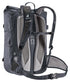 Deuter Amager 25+5 graphite - Fahrradrucksack mit 25+5 Liter Volumen, erweiterbar, wasserdichtes Material, ergonomisches Tragesystem, reflektierende Details, Helmhalterung