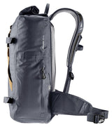 Deuter Amager 25+5 graphite - Fahrradrucksack mit 25+5 Liter Volumen, erweiterbar, wasserdichtes Material, ergonomisches Tragesystem, reflektierende Details, Helmhalterung