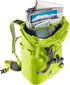 Deuter Amager 25+5 citrus - Fahrradrucksack 25+5 Liter, erweiterbares Volumen, wasserdichtes Recyclingmaterial, ergonomisches Tragesystem, reflektierende Elemente, Helmhalterung
