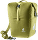 Deuter Valbona 20+5 Gepäckträgertasche 25 Liter cactus - wasserdichte Roll-Top Gepäckträgertasche mit BagFix Halterung, Regenhülle, seitlichen RV-Taschen