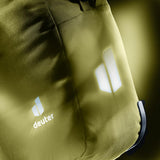 Deuter Valbona 20+5 Gepäckträgertasche 25 Liter cactus - wasserdichte Roll-Top Gepäckträgertasche mit BagFix Halterung, Regenhülle, seitlichen RV-Taschen