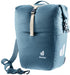 Deuter Valbona 20+5 Gepäckträgertasche 25 Liter atlantic - Roll-Top Gepäckträgertasche mit BagFix Halterung, Regenhülle, seitl. RV-Taschen