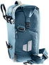 Deuter Valbona 20+5 Gepäckträgertasche 25 Liter atlantic - Roll-Top Gepäckträgertasche mit BagFix Halterung, Regenhülle, seitl. RV-Taschen