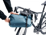 Deuter Cabezon HB 14 Fahrradtasche 14 Liter atlantic-black - 600 g, Maße 20x45x23 cm, Zuladungsempfehlung 2-5 kg, wasserdichte Lenkertasche für Bikepacking und Touren