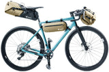 Deuter Cabezon FB 6 Fahrradtasche 6 Liter desert-black - 170 g leicht, Maße 17x8x46 cm, Zuladungsempfehlung 1-3 kg, strapazierfähige Rahmentasche für Bikepacking und Touren