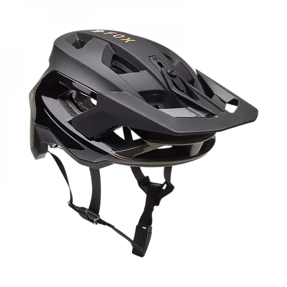 Fox Speedframe Pro Backfade MTB-Helm Schwarz, Gr. S 51-55cm, MIPS, BOA-System, Fidlock-Verschluss, belüftet, antimikrobielles Innenfutter