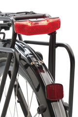AXA Blueline 80 E-Bike Rücklicht 6-12V - StVZO zugelassen mit Standlicht & LED-Lichtstreifen für Gepäckträgermontage - LED-Gepäckträgerrücklicht