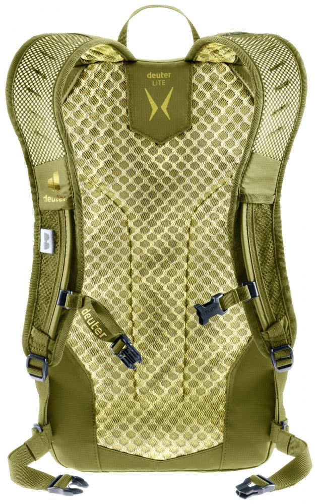 Deuter Speed Lite 17 Rucksack 17 Liter linden-cactus - ultraleichter Tagesrucksack mit Lite-Tragesystem, Helmhalterung & Trinksystemvorbereitung