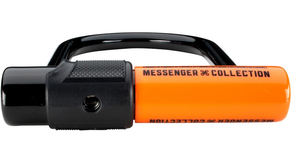 Kryptonite Bügelschloss Messenger Mini, 11 mm gehärteter Stahl, 9,5 x 16,5 cm, Sicherheitsstufe 7/10, inkl. 2 Edelstahlschlüssel