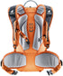 Deuter Attack 8 JR Protektor-Fahrradrucksack 8 Liter arctic-mandarine - Rückenprotektor, Helmhalter, Regenhülle, Trinksystemvorbereitung