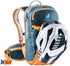 Deuter Attack 8 JR Protektor-Fahrradrucksack 8 Liter arctic-mandarine - Rückenprotektor, Helmhalter, Regenhülle, Trinksystemvorbereitung