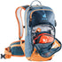 Deuter Attack 8 JR Protektor-Fahrradrucksack 8 Liter arctic-mandarine - Rückenprotektor, Helmhalter, Regenhülle, Trinksystemvorbereitung