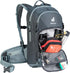 Deuter Attack 8 JR Protektor-Fahrradrucksack 8 Liter graphite-shale - Rückenprotektor, Helmhalter, Regenhülle, Trinksystemvorbereitung