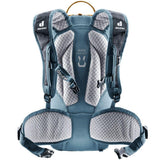 Deuter Attack 8 JR Protektor-Fahrradrucksack 8 Liter cinnamon-atlantic - Rückenprotektor, Helmhalter, Regenhülle, Trinksystemvorbereitung