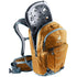Deuter Attack 8 JR Protektor-Fahrradrucksack 8 Liter cinnamon-atlantic - Rückenprotektor, Helmhalter, Regenhülle, Trinksystemvorbereitung