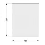 Tatonka Floorsheet Tyvek III 180 × 220 - Zeltunterlage Unisex mit robustem Tyvek-Material
