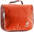 Deuter Wash Center Lite I Kulturbeutel papaya-redwood - ultraleichter Reise-Waschbeutel, ohne PFAS, kompakt, praktische Innenfächer, Haken zum Aufhängen
